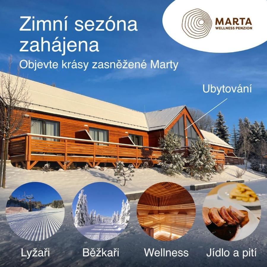 Wellness Penzion Marta Hotell Kuklík Exteriör bild